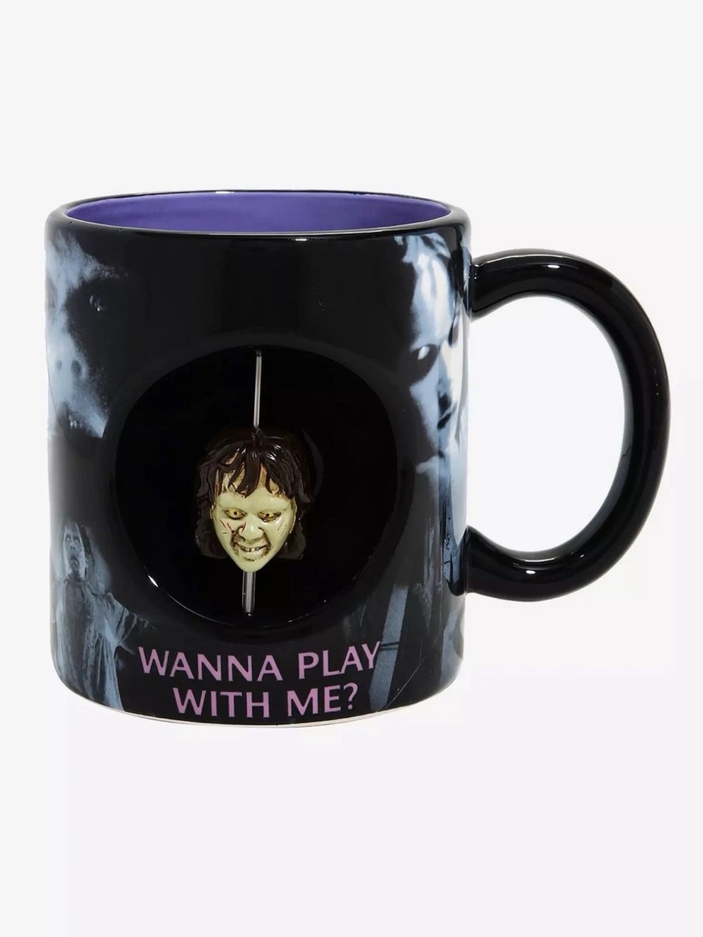 Exorcist Revolving Regan Head Mug - NEW